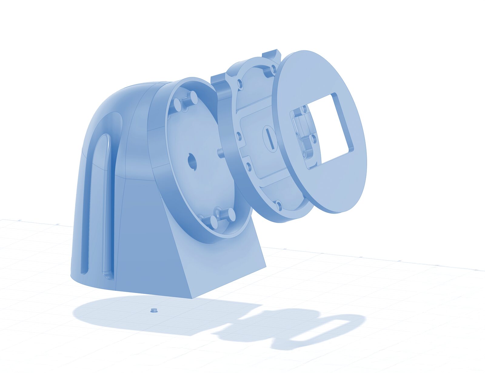 605, exploded 3D render